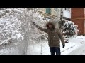 Первый снег в Краснодаре 