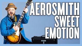 Aerosmith Sweet Emotion Guitar Lesson + Tutorial