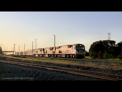 SCT 6PM9 Freight Train With CF4410, SCT010 & CSR011 (21/10/2019) - PoathTV Australian Diesel Trains