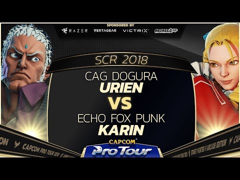 CAG Dogura (Urien) vs Echo Fox Punk (Karin) - SCR 2018 Day 2 Top 32 - SFV - CPT 2018