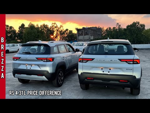 New Maruti Brezza 2022 Base v/s Top | Lxi v/s Zxi Plus - Variant Comparison | Rs 4.31L Difference 😳
