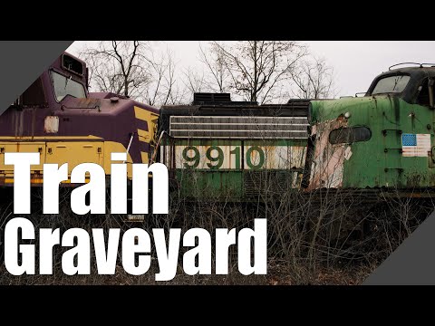 Exploring a Train Graveyard