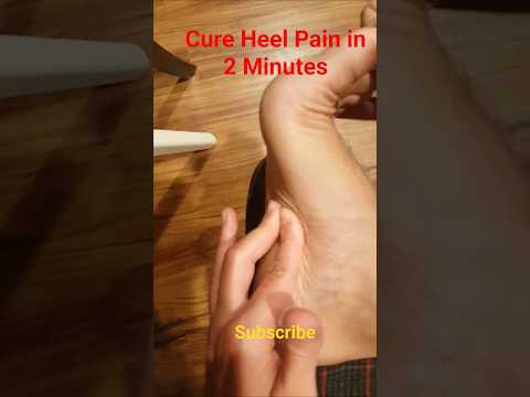2 minute stretch to Cure Plantar Fasciitis - Heel Pain