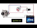 How to Wiring Car Alternator | Car Alternator Wiring Diagram | 2 Pin Alternator Wiring Diagram