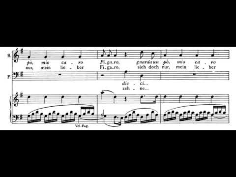 Cinque, dieci, Venti, trenta (Le Nozze di Figaro - W.A. Mozart) Score Animation
