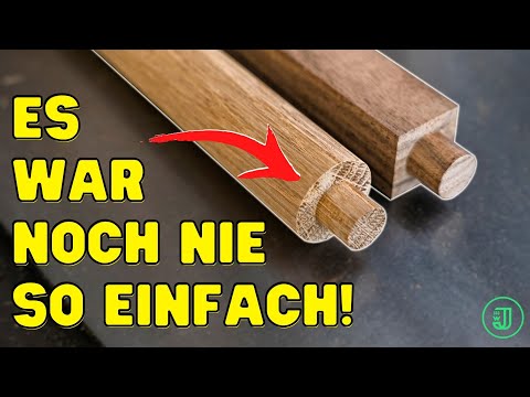 RUNDE ZAPFEN in Sekunden herstellen - mit der EINFACHSTEN VORRICHTUNG der WELT! | Jonas Winkler