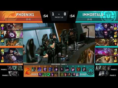 IMT vs P1 Highlights Game 2 NA LCS Summer 2017 Immortals vs Phoenix1 W1D1
