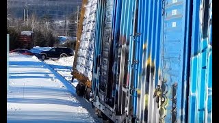 Freight Train Rocking Off Rails! (Featured In Trains Magazine)  | Jason Asselin