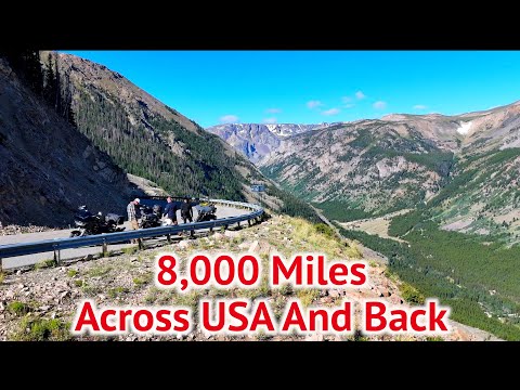 Riding My Harley 8,000 Miles In 21 Days Across America - Full Movie
