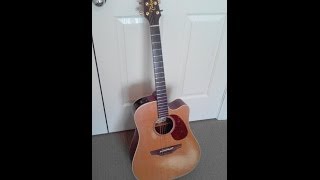 Video thumbnail for Pickup vs. Mic Test: Takamine EAN - 16c Built in CT4B by Joel William Harrison