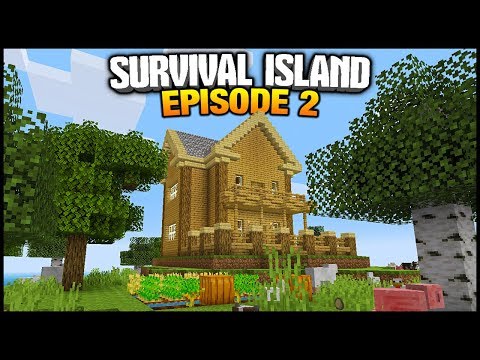 Brandon Stilley Gaming - Minecraft: Exploring, Mining & House - Episode 2 (Survival Island Let's Play 2)