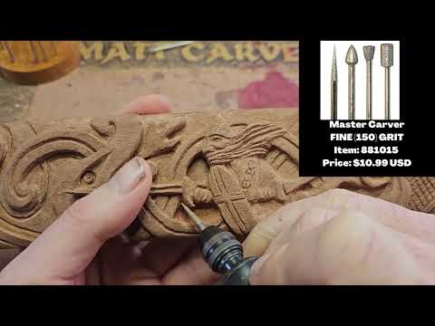 Dremel wood Carving Best Burrs for Details,flat areas and undercuts