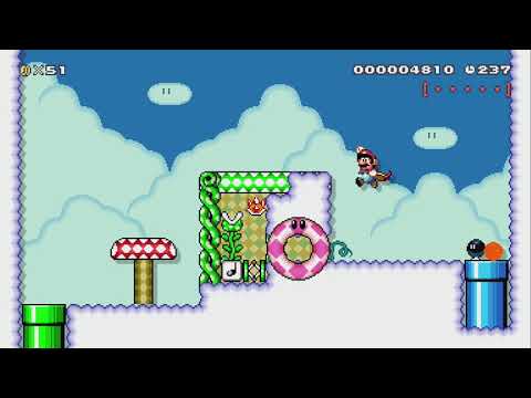 Very Vertical Vines by Milplayza - Super Mario Maker 2 - No Commentary 1by