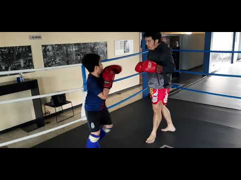 Muaythai kids sparring | father and son training | Rumble surabaya