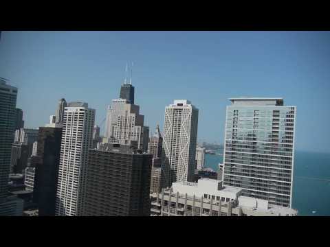 View from a 44th floor 1-bedroom at 474 Lake Shore Drive