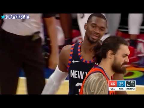 Russell Westbrook Full Highlights 2019 01 21 thunder vs Knicks   17 10 9 in 3 QTRS!  FreeDawkins