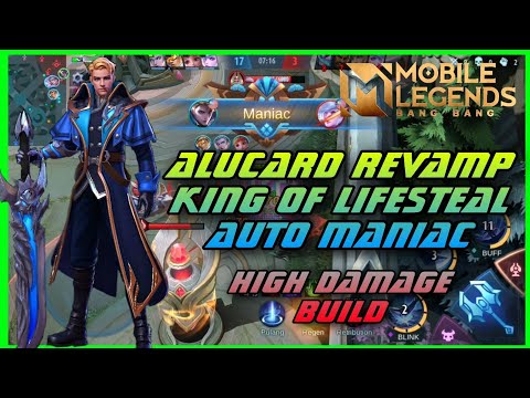 ALUCARD REVAMP BEST BUILD LIFESTEAL AND DAMAGE AUTO MANIAC