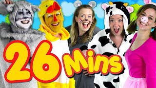 Old MacDonald Had a Farm & More! 35mins Kids Songs Collection Compilation | Bounce Patrol