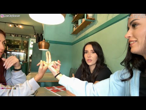 Acie shocked by Clara & Nora IRL finger & hand comparison!