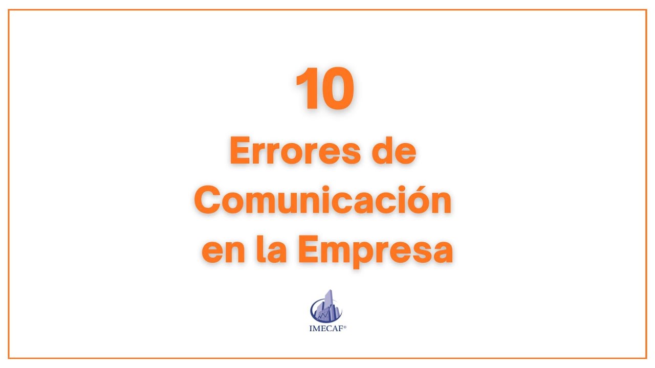 10 Errores de Comunicación en la Empresa #shorts