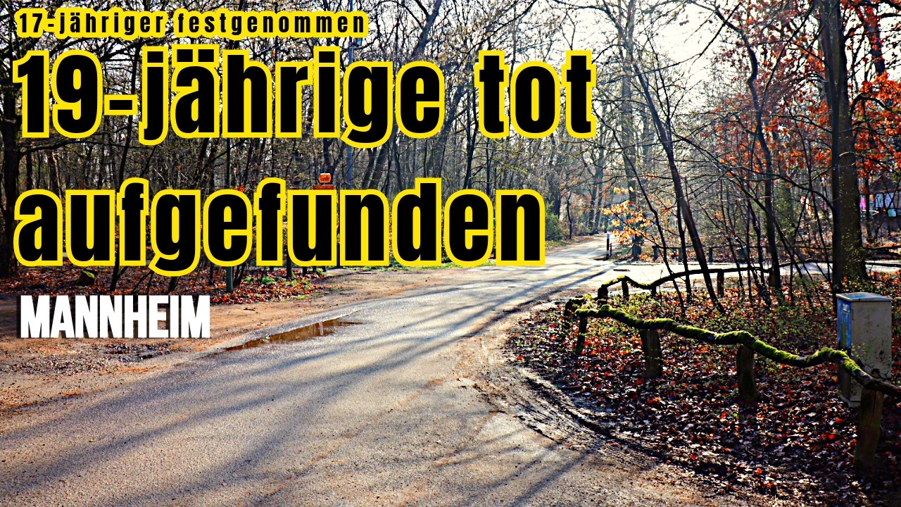 Tote 19-Jährige im Mannheimer Waldgebiet Karlstern aufgefunden – Polizei nimmt 17-Jährigen fest