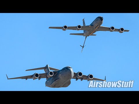 KC-135/C-17 Demo Practice - Nellis AFB 2019