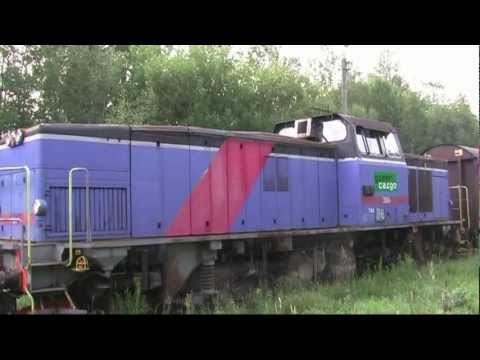 Shunting in Billingsfors and Åsensbruk (Trains in Sweden in June 2006 Part 4)