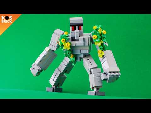 Lego THE IRON GOLEM - Minecraft Movie (Tutorial)