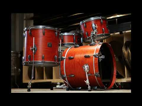 Gretsch 12/14/18/5.5x14" Broadkaster Drum Set - Satin Burnt Orange image 14
