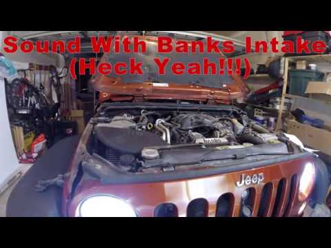 Cold Air Intake Install on my Jeep Wrangler (Banks)