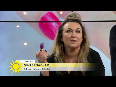 Vårens nagelfärg: Metall och lila  - Nyhetsmorgon (TV4)