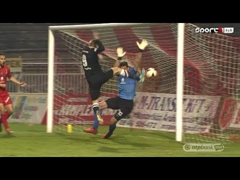 Bacsa Patrik gólja a Diósgyőri VTK - Dunaújváros mérkőzésen