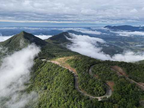 Registros de drone da Serra do Faxinal - Praia Grande - SC
