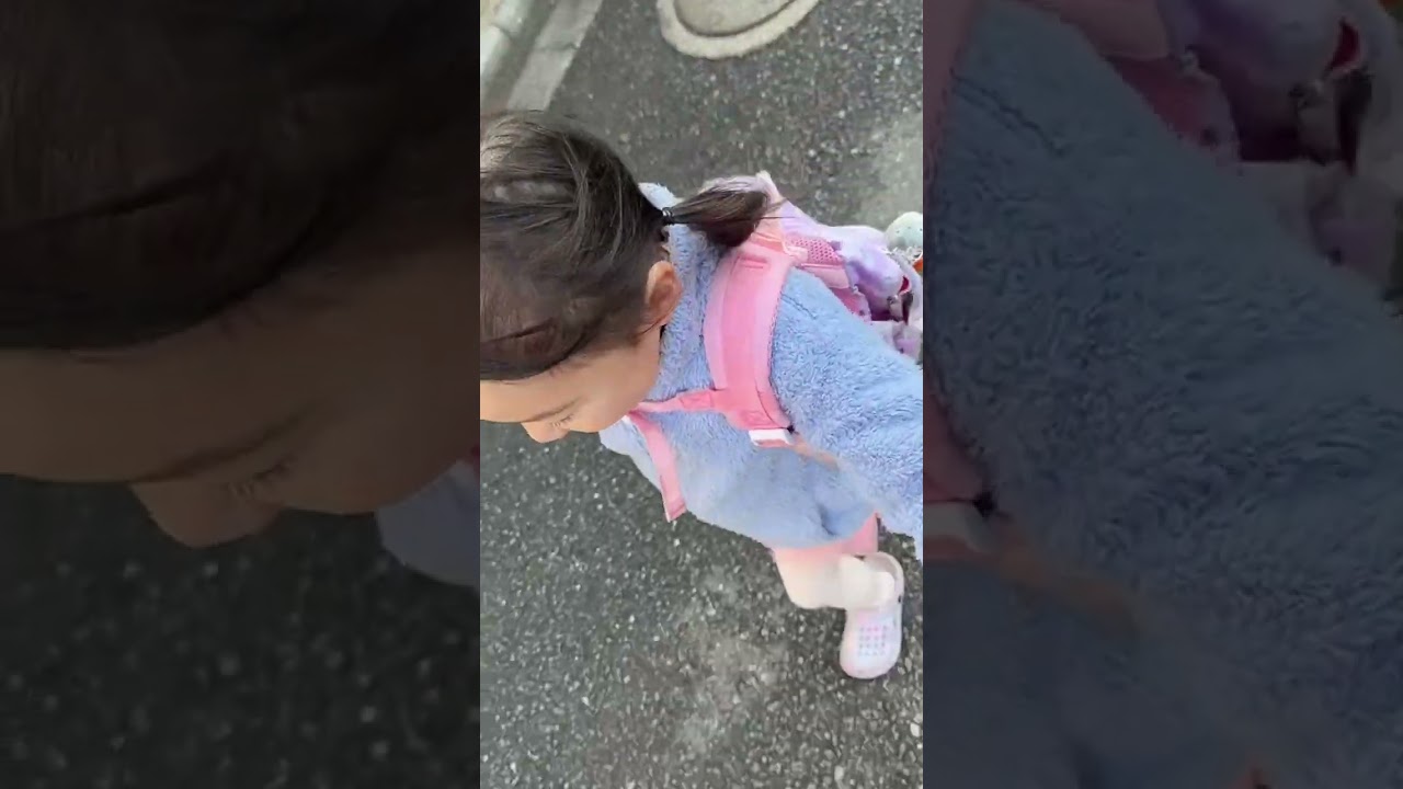 バレエレッスンへ　週末の4歳習い事 #4歳 #朝習い事 @yuayua2636