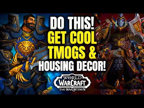 DO THIS NOW! Get Tons Of Cool Transmogs & Decor Super Easily! Don't Miss Out! WoW TWW 11.2.7