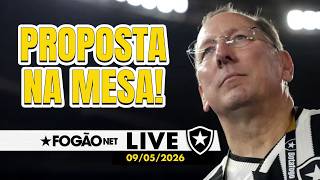 FOGÃONET LIVE: JOHN TEXTOR FAZ PROPOSTA POR AÇÕES DA SAF BOTAFOGO | BARRERA PERDE ESPAÇO