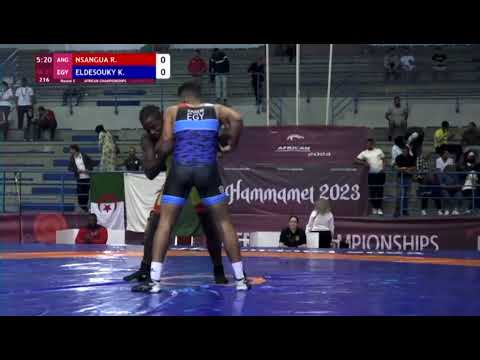 bitumba.com wrestling championnat d'Afrique Tunisie mai 2023.