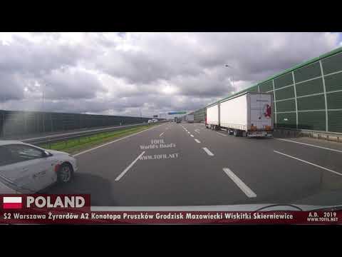 1139 POLAND - S2 Warszawa Żyrardów A2 Konotopa Pruszków Grodzisk Mazowiecki Wiskitki Skierniewice