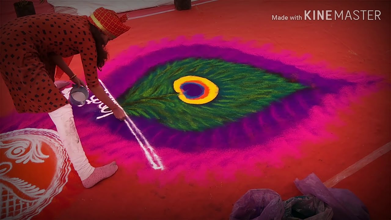 Rangoli Design Time Lapse By Rajashri Junnarkar