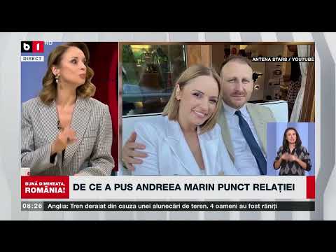 ANDREEA MARIN, DECLARAȚII DESPRE DESPĂRȚIRE_Știri B1TV_4 nov. 2025