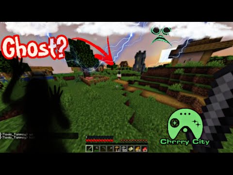 𝖦𝖧𝖮𝖲𝖳 𝖨𝖲 𝖬𝖸 𝖶𝖮𝖱𝖫𝖣 ???😵🙀I Cherry City #1 #minecraft