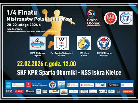 1/4 Finału Mistrzostw Polski Juniorów: SKF KPR Sparta Oborniki - KSS Iskra Kielce