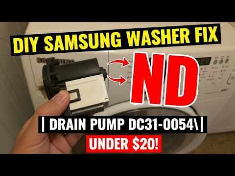 Samsung Washer ND Error Fix | Drain Pump DC31-00054A