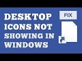 FIXED: Desktop Icons Not Showing Properly In Win 8,8.1,10 | How To Restore Missing Shortcut Icons FIXED: Desktop Icons Not Showing Properly In Win 8,8.1,10 | How To Restore Missing Shortcut Icons
