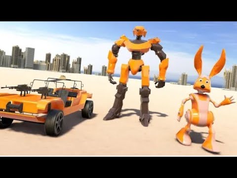 Amazing Bunny Jeep Robot Part-2 | Robot Transforming Android GamePlay | By Game Crazy
