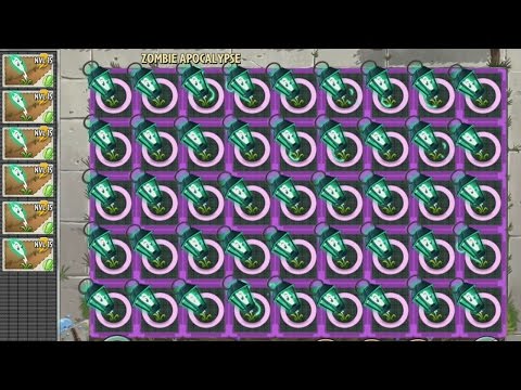 Plants vs Zombies 2 Hack - Junco Electrico Nivel Max vs Plaga de Zombistein