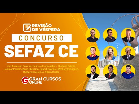 Revisão de Véspera: Concurso Sefaz CE