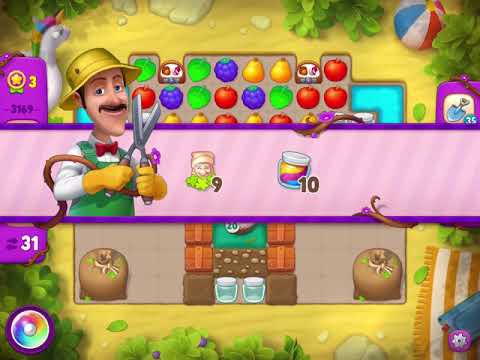 Gardenscapes Level 3169 With No Boosters - Super Hard Level - Colors Of Life