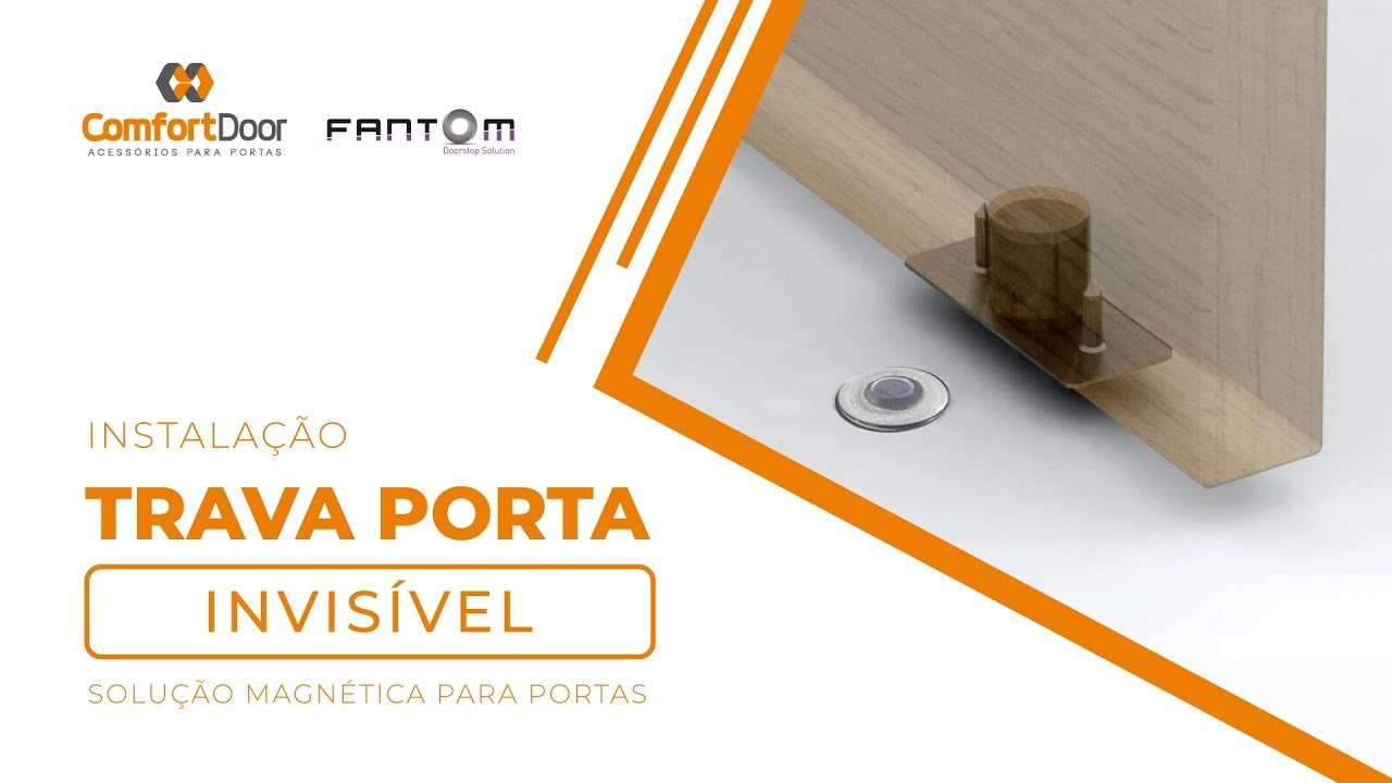 Instalação Trava Porta Invisível Comfort Door