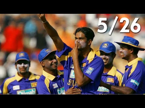 Nuwan Zoysa Best Bowling 5/26 Against South Africa 2004